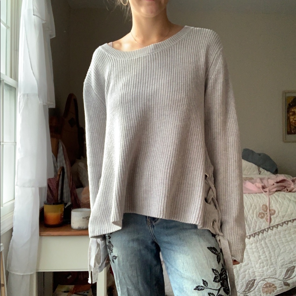 KLD Signature Gray Sweater